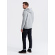 Light grey men's jumper Kasper V2 OM-SSZP-0186 - Men's Sweaters| Sweaters online Light grey men's jumper Kasper V2 OM-SSZP-0186