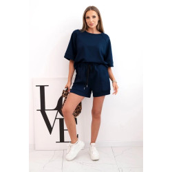 Sieviešu tumši zils komplekts Nika