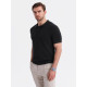 Vīriešu melns polo krekls Swing V5 OM-POSS-0117 - T-krekls Vīriešu melns polo krekls Swing V5 OM-POSS-0117