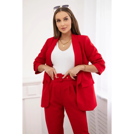 Elegants dāmu komplekts sarkanā krāsā Silva 25510 - Sievietēm Elegants dāmu komplekts sarkanā krāsā Silva 25510