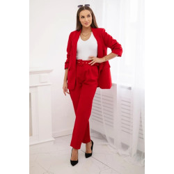 Elegants dāmu komplekts sarkanā krāsā Silva Elegants dāmu komplekts sarkanā krāsā Silva