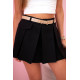Pleated skirt-shorts in black Arnita 32104 - For women Pleated skirt-shorts in black Arnita 32104