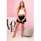 Pleated skirt-shorts in black Arnita 32104 - For women Pleated skirt-shorts in black Arnita 32104