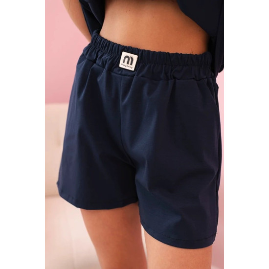 Women's dark blue set Glossy 32325 - For women Women's dark blue set Glossy 32325