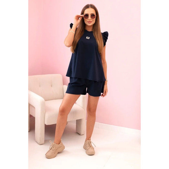 Women's dark blue set Glossy 32325 - For women Women's dark blue set Glossy 32325