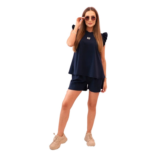 Women's dark blue set Glossy 32325 - For women Women's dark blue set Glossy 32325