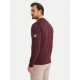 Men's burgundy jumper Korn V13 OM-SSZP-0215 - For men Men's burgundy jumper Korn V13 OM-SSZP-0215