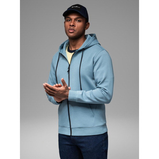 Men's blue jumper Adal V4 OM-SSZP-0213 - Men's Sweaters| Sweaters online Men's blue jumper Adal V4 OM-SSZP-0213
