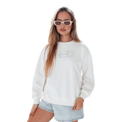Sieviešu balts džemperis Easy Sieviešu balts džemperis Easy