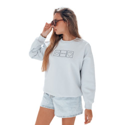 Sieviešu gaiši zils džemperis Easy Sieviešu gaiši zils džemperis Easy