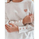 Women's grey jumper Love BY1518 - Jumpers Women's grey jumper Love BY1518