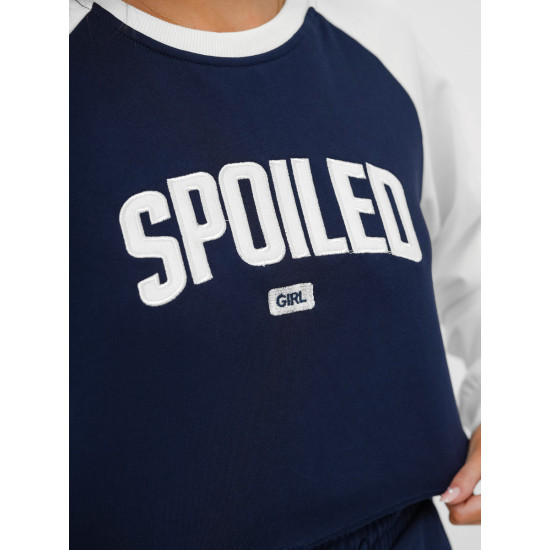Sieviešu tumši zils komplekts Spoiled JS/M58631AB - Sievietēm Sieviešu tumši zils komplekts Spoiled JS/M58631AB