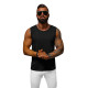 Melns vīriešu krekliņš bez piedurknēm Look JS/99001 - T-krekls Melns vīriešu krekliņš bez piedurknēm Look JS/99001