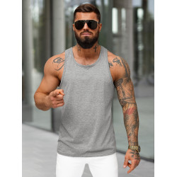 Vīriešu tumši pelēks T-krekls bez piedurknēm Romul