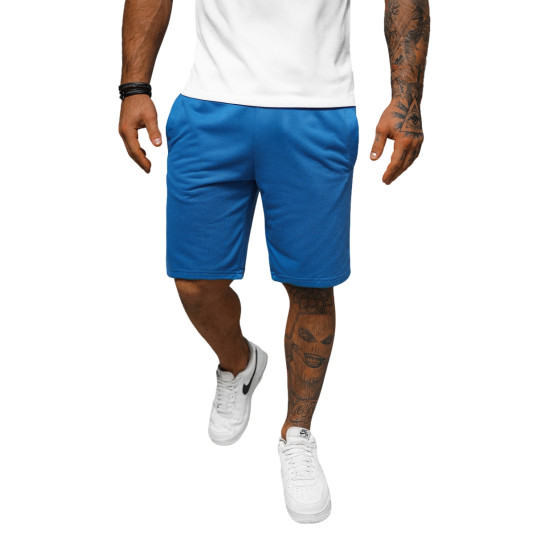 Blue men's sports shorts Saravi JS/8K100/16 - Shorts | Bridges Blue men's sports shorts Saravi JS/8K100/16