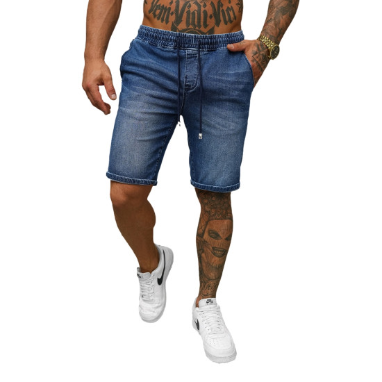 Vīriešu tumši zili šorti Andri NB/MP0314B - Vīriešiem Vīriešu tumši zili šorti Andri NB/MP0314B
