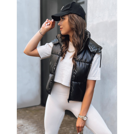 Melna spīdīga veste Osin TY3706