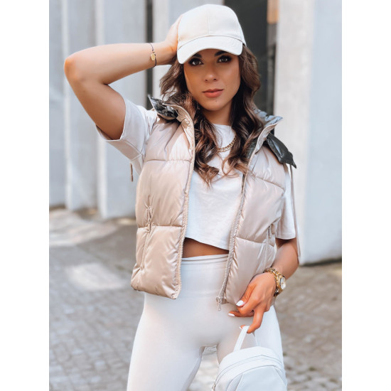 Osin brūna spīdīga veste TY3703 - Sievietēm Osin brūna spīdīga veste TY3703
