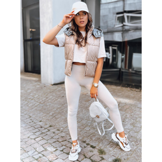 Osin brūna spīdīga veste TY3703 - Sievietēm Osin brūna spīdīga veste TY3703