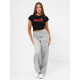 Sieviešu melns t-krekls Cherry JS/R62744 - T-krekls Sieviešu melns t-krekls Cherry JS/R62744