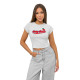 Women's grey T-shirt Cherry