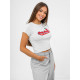 Sieviešu pelēks T-krekls Cherry JS/R62744 - T-krekls Sieviešu pelēks T-krekls Cherry JS/R62744
