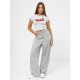 Sieviešu pelēks T-krekls Cherry JS/R62744 - T-krekls Sieviešu pelēks T-krekls Cherry JS/R62744