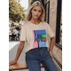 Women's tan T-shirt Kindbe RY2615 - T-shirt Women's tan T-shirt Kindbe RY2615