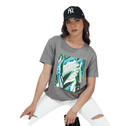 Sieviešu tumši pelēks T-krekls Mumba Sieviešu tumši pelēks T-krekls Mumba