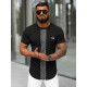 Men's black T-shirt Evin O/B1211 - T-shirt Men's black T-shirt Evin O/B1211