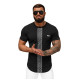 Men's black T-shirt Evin O/B1211 - T-shirt Men's black T-shirt Evin O/B1211