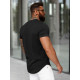 Men's black T-shirt Evin O/B1211 - T-shirt Men's black T-shirt Evin O/B1211