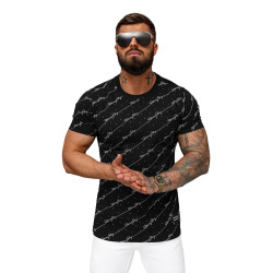 Vīriešu melns t-krekls Stary