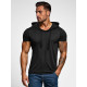 Black men's T-shirt Remer JS/8T89/3Z - T-shirt Black men's T-shirt Remer JS/8T89/3Z