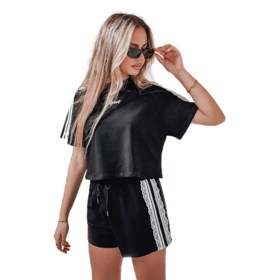 Sieviešu melnais komplekts Sport AY1135 - Sievietēm Sieviešu melnais komplekts Sport AY1135