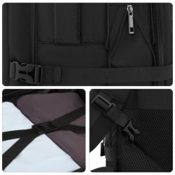 Tūristu melnā mugursoma