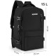 Travel black backpack Samol ZG950 - Travel black backpack Samol ZG950