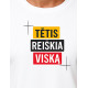 Baltais T-krekls Tētis nozīmē visu PK4008 - Piezīmes vīriešiem Baltais T-krekls Tētis nozīmē visu PK4008