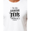 Vīriešu balts T-krekls Best Dad (melns) PK4002