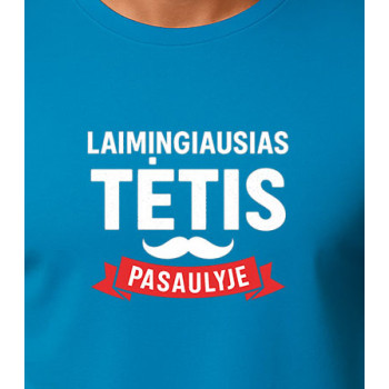 T-krekls Happy Daddy (balts)