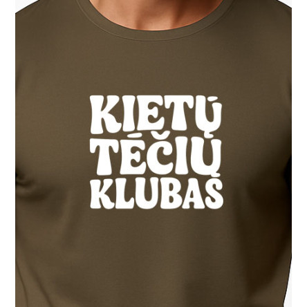 Vīriešu haki krāsas T-krekls Cool Dad (balts) PK4004