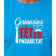 Zils T-krekls Labākais tētis pasaulē (balts) PK4007 - Piezīmes vīriešiem Zils T-krekls Labākais tētis pasaulē (balts) PK4007