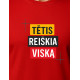Sarkanais T-krekls Tētis nozīmē visu PK4008 - Piezīmes vīriešiem Sarkanais T-krekls Tētis nozīmē visu PK4008
