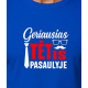 Zils T-krekls Labākais tētis pasaulē (balts) PK4007 - Piezīmes vīriešiem Zils T-krekls Labākais tētis pasaulē (balts) PK4007