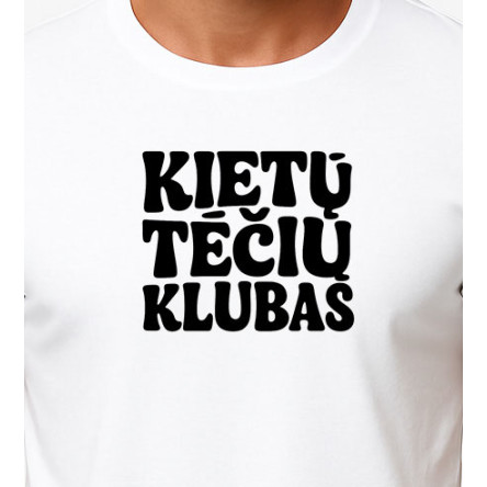 Vīriešu balts T-krekls Cool Dad (melns) PK4004