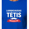 Zils Happy Daddy T-krekls (balts) PK4006