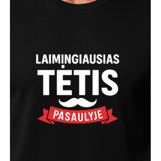 Melns Happy Daddy T-krekls (balts) PK4006 - Piezīmes vīriešiem Melns Happy Daddy T-krekls (balts) PK4006