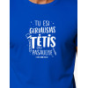 Vīriešu zils T-krekls Best Dad (balts) PK4002