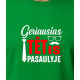Zaļš T-krekls Labākais tētis pasaulē (balts) PK4007 - Piezīmes vīriešiem Zaļš T-krekls Labākais tētis pasaulē (balts) PK4007