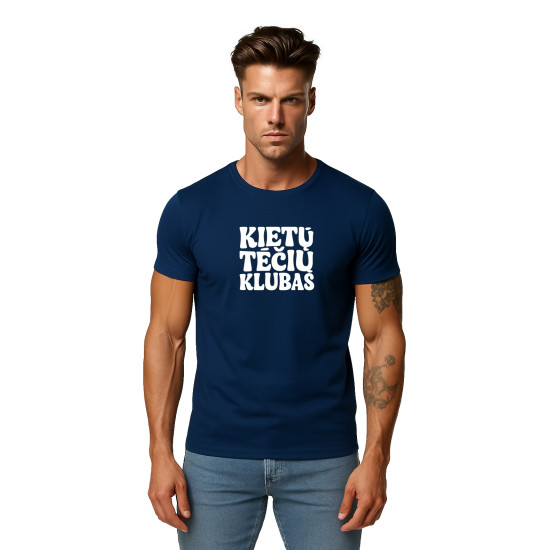 Vīriešu tumši zils T-krekls Cool Dad (balts) PK4004